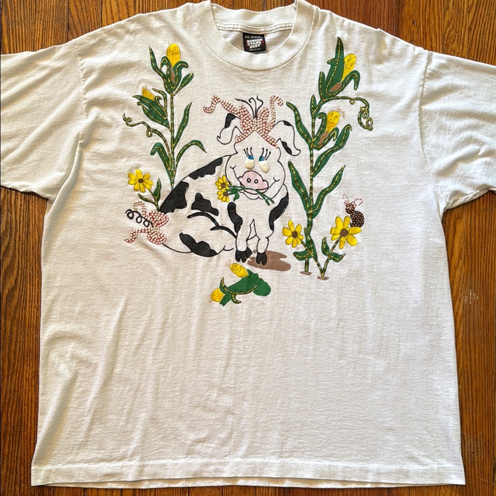 1987 Custom Cow Single Stitch Vintage T-Shirt